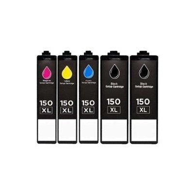 Pack compatible LEXMARK 150XL, 5 cartuchos de alta capacidad